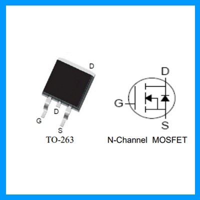 N-channel TO-263 packaged MOS tube